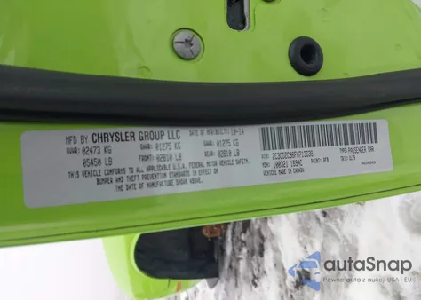 2015 Dodge Challenger Srt Hellcat из США, поврежденный, VIN 2C3CDZC96FH713638